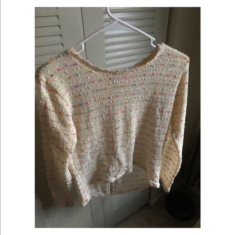 Knitted sweatshirt